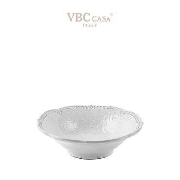 VBC까사 [정식수입]VBC까사 메를레토 스칼롭 시리얼 볼 화이트 20cm : VB10593-20