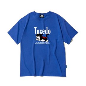 TUXEDO CAT GRAPHIC 티셔츠 - 블루