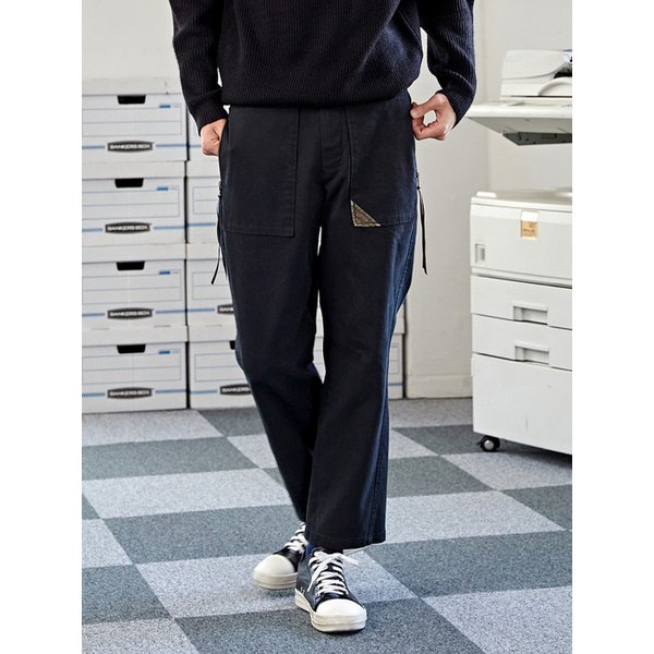 입체핏 E밴딩 워싱 팬츠 CTS23WWPTA44 BLA