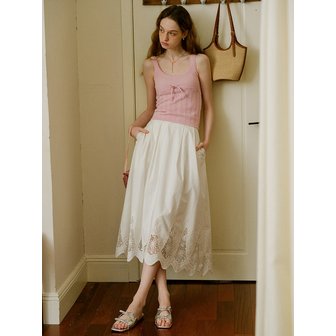 쎄무아듀 Cest_Lace side pocket skirt