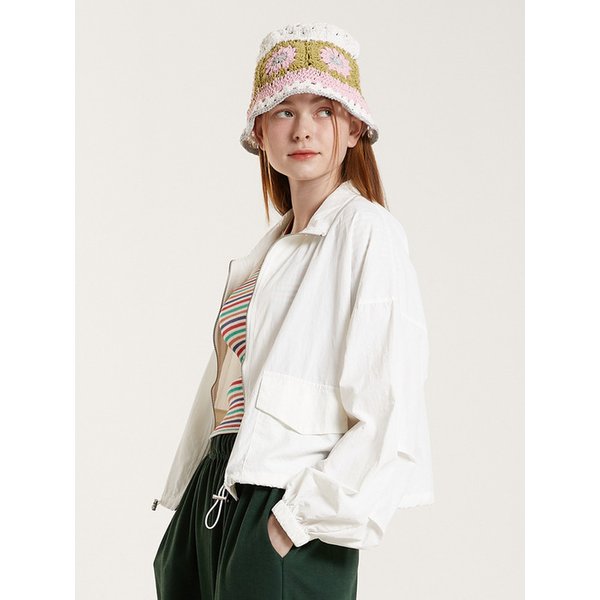 EASY WIND BREAKER_WHITE