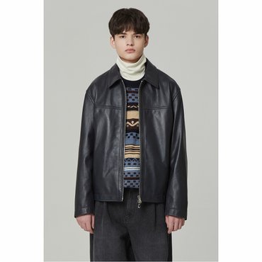 커스텀멜로우 goat leather blouson_CWUDW23712NYD