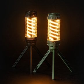 2IN1 쉐이드 캠핑 랜턴 LED 충전식 조명 작업등