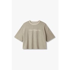 보브 부클 레터링 피그먼트 티셔츠(7155340801)