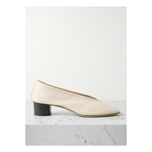 르 몽드 베릴 루나 가죽 펌프스 에크루 46376663162892457