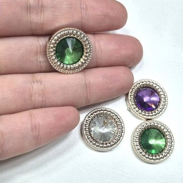 원형 기본 3컬러 큐빅 빅보석 모던 비즈 diy (WFJD5IZ)