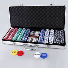 국제규격 경기용 카지노칩 500p 세트 포커 홀덤 게임 카드게임