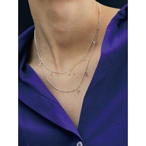 Alphabet Baguette_Necklace (2colors)