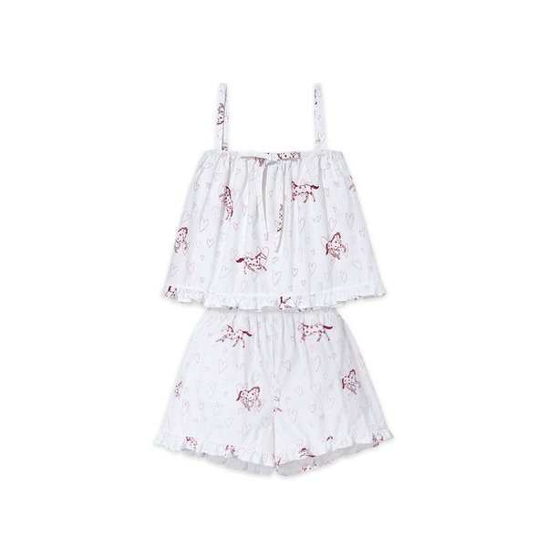 Sketch Sequence Pajama Set 스케치 시퀀스 프릴 파자마세트