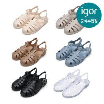 트래드후스 [IGOR] 이고르 비아리츠 젤리슈즈 6 COLORS 맘앤키즈 젤리슈즈 여름샌들 여성샌들 여성젤리슈즈