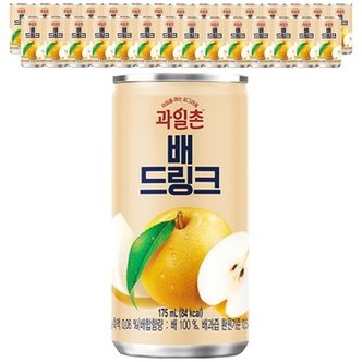  해태 과일촌 배 드링크 175ml x 30캔