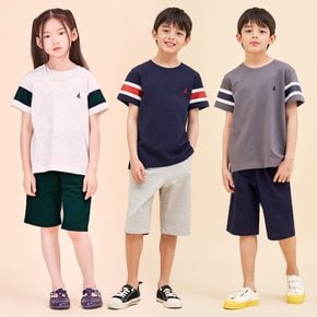 *시즌오프30%*[BEANPOLE KIDS] 24SS 소매 포인트 피케 상하 세트 (3종 택1)