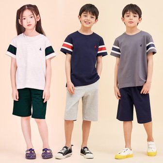 빈폴키즈 *시즌오프30%*[BEANPOLE KIDS] 24SS 소매 포인트 피케 상하 세트 (3종 택1)