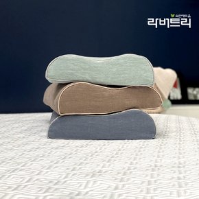 퓨어린넨 굴곡형 경추베개 커버 대 중 소 사이즈