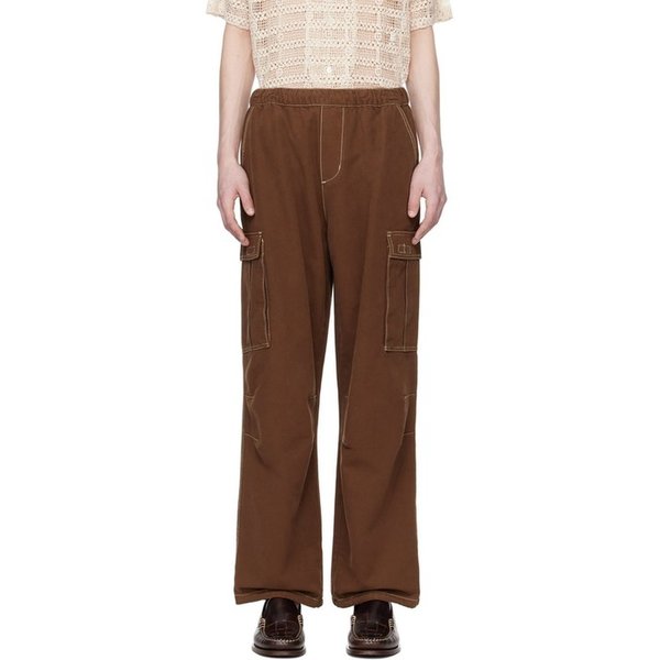 커먼스웨덴 스트레이트 팬츠 CMDM241PRPN001BR WASHED BROWN DOM