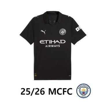 푸마 25/26 축구 유니폼 맨체스터 시티 어웨이 맨시티 반팔 MCFC  유니폼 레플리카 780350 02