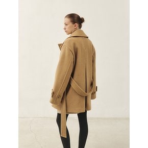 RTW CASHMERE DOUBLE HALF COAT_2COLORS