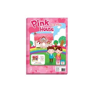  3D퍼즐 뜯어만드는세상 핑크하우스 집만들기 입체퍼즐