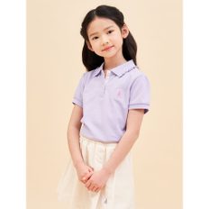 *SSG몰특가*[BEANPOLE KIDS] 여아 피케 티셔츠  라이트 퍼플 (BI4242G01V)