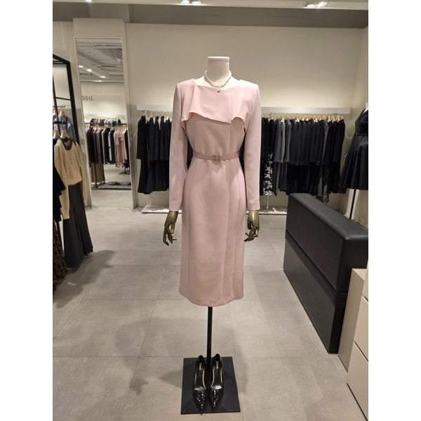 [파주점] 플랩 디테일 벨트 세트 원피스 JR3A0OP062