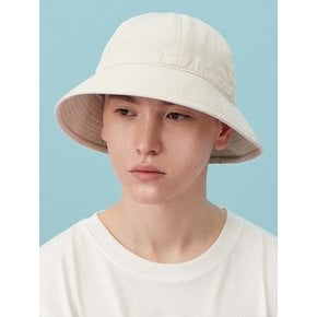 ROUND BUCKET HAT ivory