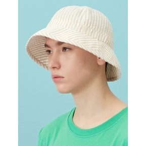 ROUND BUCKET HAT ivory