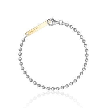 룬느 실버 925 볼 체인 팔찌 (2.5mm 19cm) LSB11