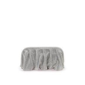 Clutch Bags FW24010 019 CRYSTAL ON SILVER