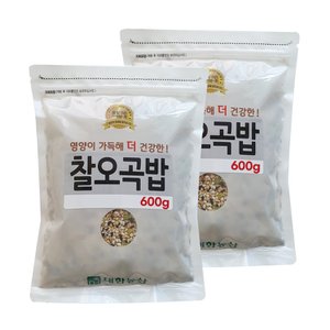 대한농산 국산 찰오곡밥 1.2kg(600g2봉)