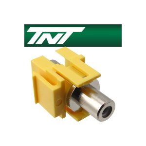 엠지솔루션 [NM-TNT39] TNT NM-TNT39 RCA F/F 스냅인 멀티미디어 모듈(옐로우)