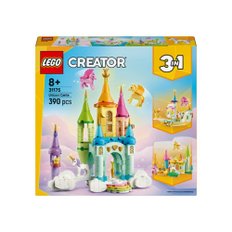 레고 크리에이터 3in1 유니콘 성+배+놀이터 색색의 판타지 세상 학습교재 수업교구 어린이 선물