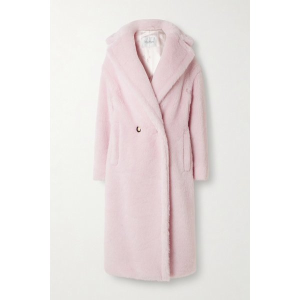 더블브레스트 알파카 블렌드 코트 베이비 핑크 46376663162954336