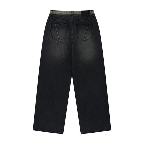 Dark Gray Wide Pants-M