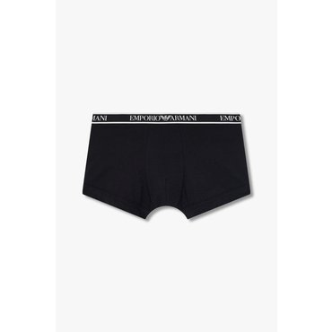 EMPORIO ARMANI 남성 라인 로고 밴딩 코튼 드로즈(0815112317)