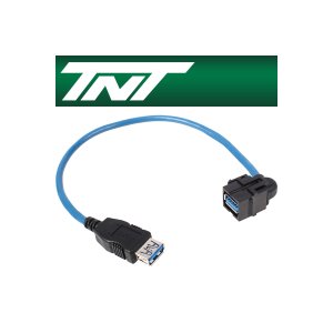 엠지솔루션 [NM-TNTG05] TNT NM-TNTG05 USB3.0 AF/AF 스냅인 멀티미디어 케이블 타입 모듈 0.3m