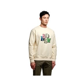 Logo Graphic Sweat Shirt_Ivory