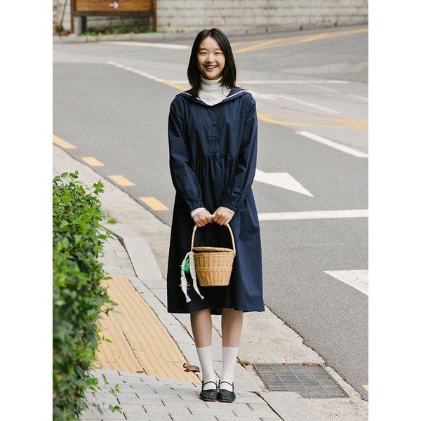 Positano Sailor Dress_NAVY