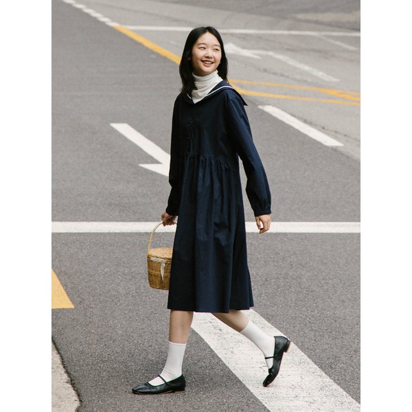Positano Sailor Dress_NAVY