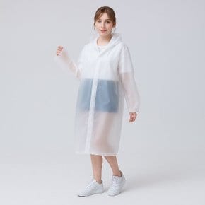 [샵앤] 남녀공용 EVA 다회용 방수 후드 롱 레인코트 WDMS-WJP-TS14463871