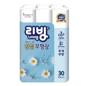 삼정 3겹 안심 무형광 화장지 25M x 30롤