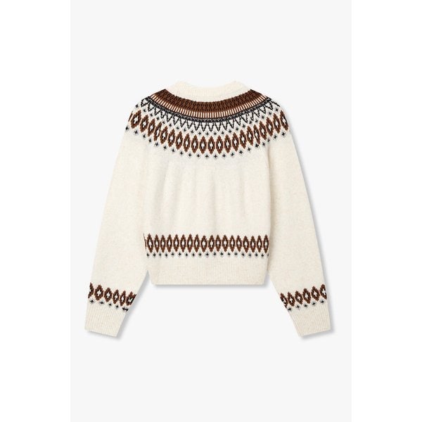 래글런 울 블렌드 니트 가디건 7255450103106