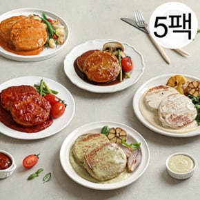 닭신 저당소스 닭가슴살 스테이크 데미그라스 외 5종 5팩 / 고단백 국내산 육즙촉촉