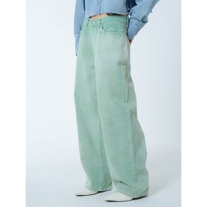 와이드 스텝 다잉팬츠 그린_WIDESTEP DYEING PANTS GREEN