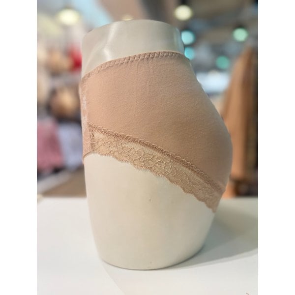 [파주점] 노와이어 풀커버레이스 베이지 몰드 브라 세트 팬티 BP6844