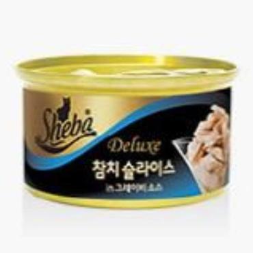 제이큐 쉬바 고양이캔 참치슬라이스 그레이비소스 간식 85g X ( 3매입 )