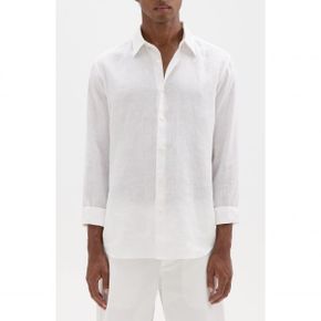 4532888 Theory Irving Solid Linen Button-Up Shirt