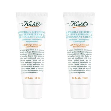  Kiehls 키엘 수퍼블리 이피션트 데오드란트 크림 75ml 2팩