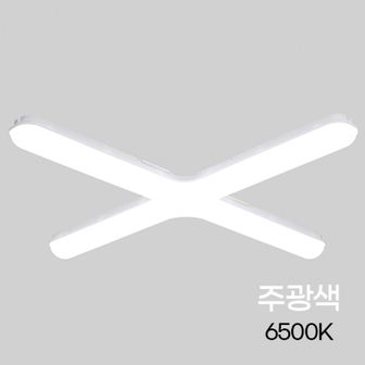 오너클랜 PL 등기구 LED 80W 십자 주광 KC