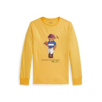 폴로 랄프 로렌 폴로 키즈 남아 8-18세 폴로 베어 코튼 롱 슬리브 티(CWPOTSHY8021247700)