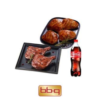 BBQ 스모크치킨+자메이카통다리반마리+콜라1.25L